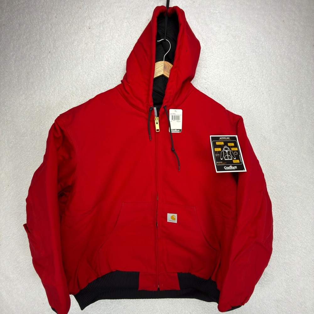 Carhartt Active Jacket‎ Quilt Lined Mens 2XL J140 Red NWT NOS